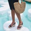 Femmes Holster | Ensemble Espadrilles De Fete Et Espadrilles Sirene - Noir/Beige